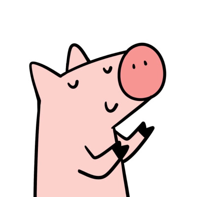 手绘 粉小猪 可爱的卡通猪 手机 壁纸 卡通图片 二次元 平铺 壁纸 卡通 背景 头像 素材