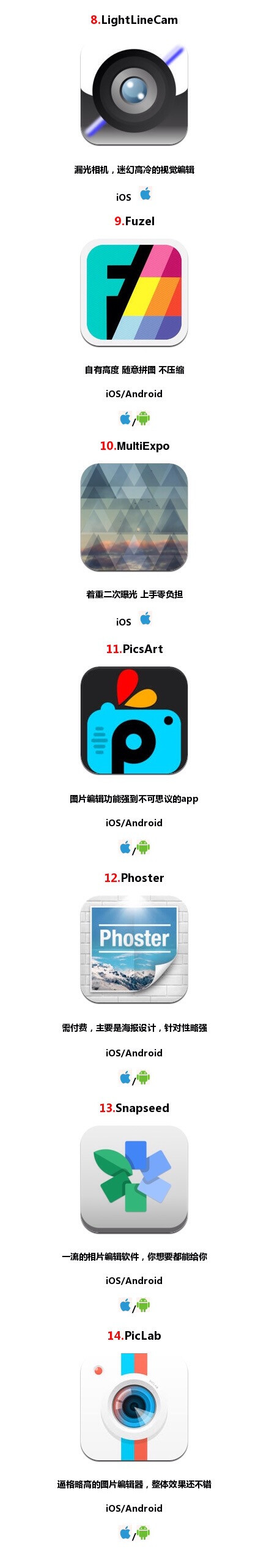 #APP推荐#搜刮来的美图实用APP 点赞转发