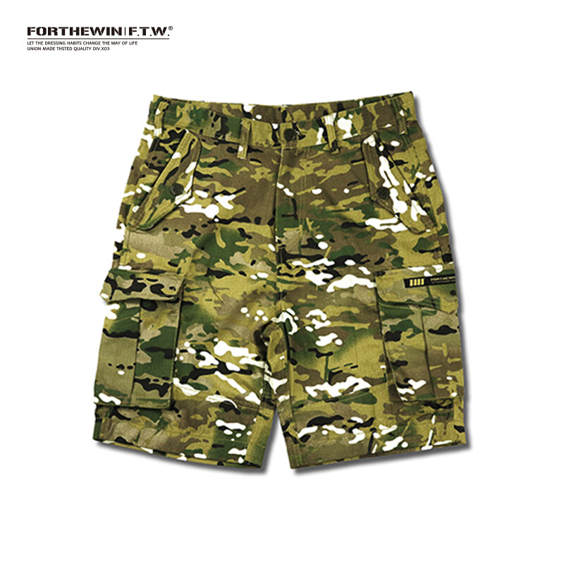 FTW Forthewin 16ss Desert Camo春夏军事沙漠迷彩工装短裤休闲裤