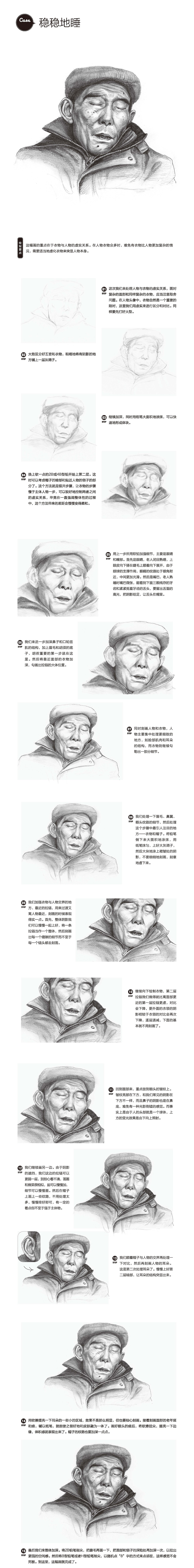 本案例摘自人民邮电出版社出版的《铅笔素描入门宝典——头像》http://product.dangdang.com/24029189.html