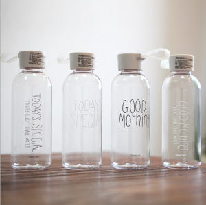  青壹坊清新my bottle随手杯手提便携水壶创意塑料水杯