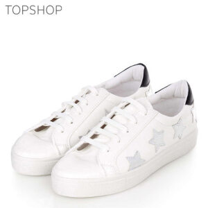 TOPSHOP2016秋冬新款女士星星印花休闲款运动鞋42C47JWHT