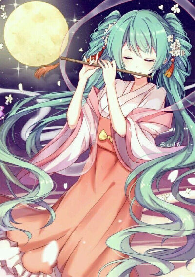 初音月笛