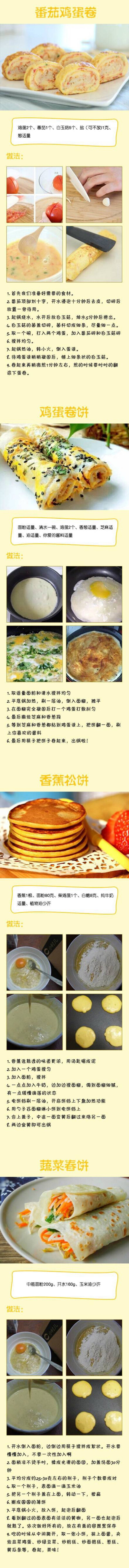 【36款饼类食谱】鸡蛋灌饼，葱花饼，春饼……你钟爱的是哪一种呢？(9-8)