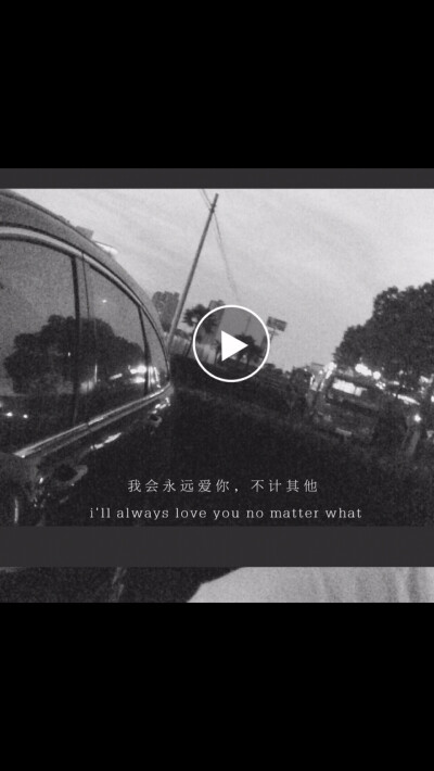 我会永远爱你，不计其他