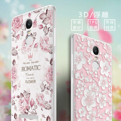 红米note3手机壳硅胶小米note3手机套note3女款防摔软保护套卡通