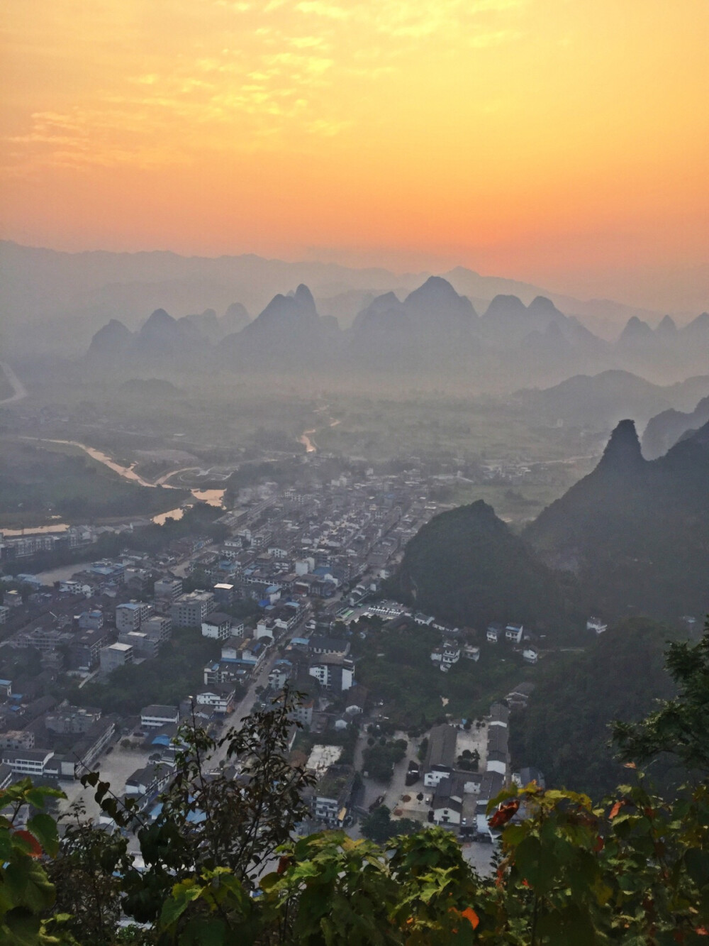 太阳公公还没出来（阳朔兴坪）