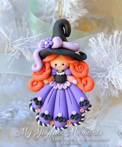 DIY；软陶；手工；国外polymer clay手工达人的圣诞主题系列作品，简直美翻了