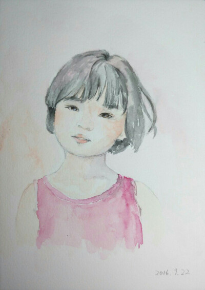 第一张水彩画