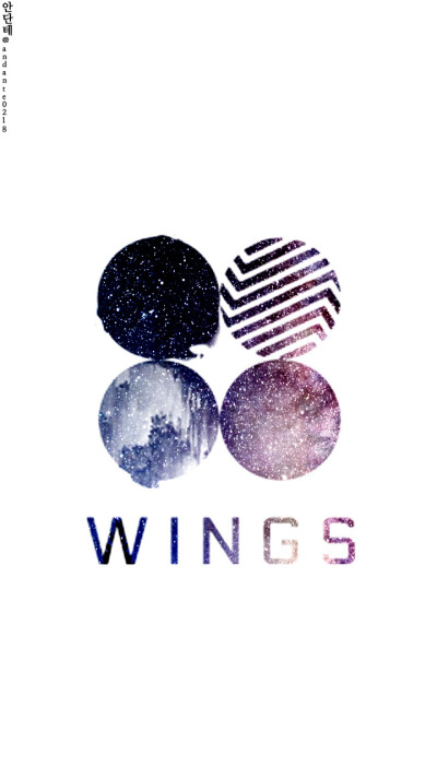 防弹少年团 WINGS 饭制壁纸（请见链接及logo）转出请标明作者cr.andante0218（感觉是韩网的阿米）