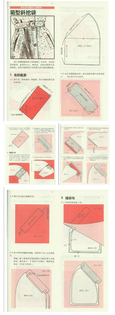 箱型斜挖袋