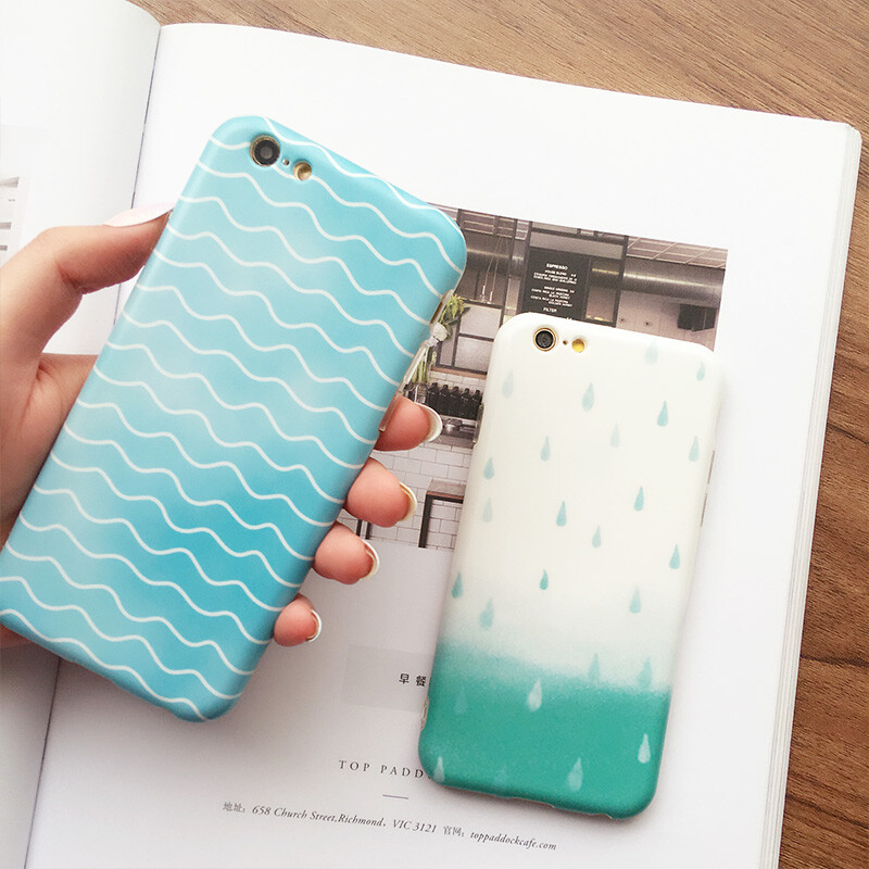 iphone6s薄荷绿手机壳苹果6plus保护套i6s壳全包软壳小清新简约壳