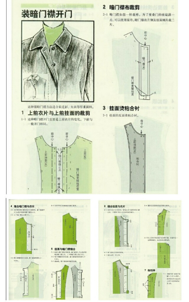 装暗门襟开门