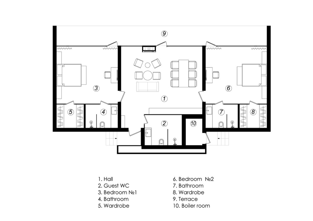 【牧人小屋 4.0 / YOD design studio】
建筑师YOD design studio
地址乌克兰， Poltavs'ka oblast，Poltava
建筑面积140.0 平方米
项目年份2016
摄影师Andrey Avdeenko
厂家B&B Italia, Décor Kuznetsov, Hatria, ST Design Group