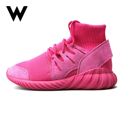 三叶草Adidas Tubular Doom Pink 粉色小椰子 男子跑步鞋 S74795