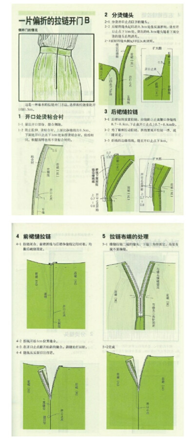 一片偏折的拉链开门 B