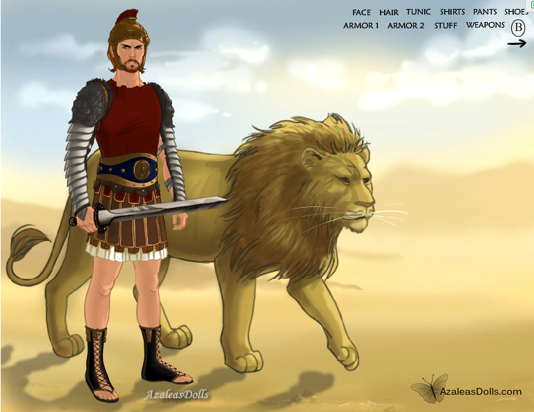 准备战斗的阿瑞斯