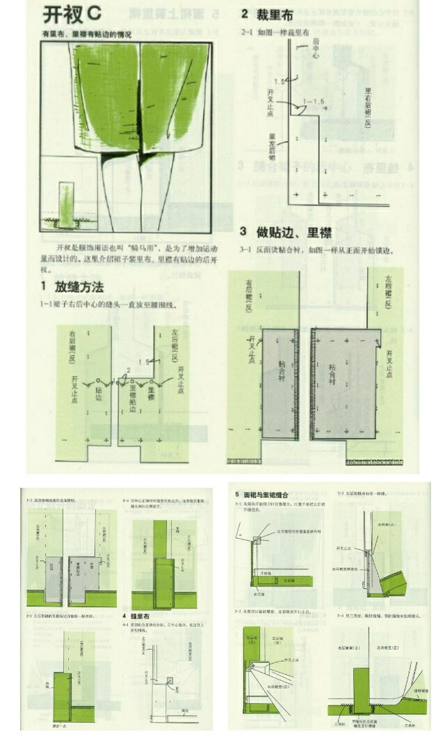 开衩 C