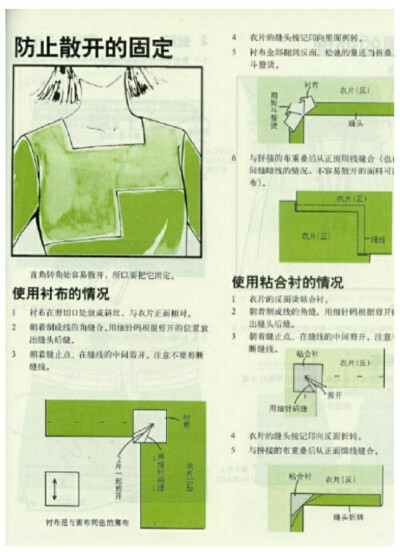 防止散开的固定