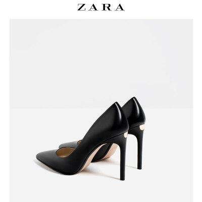 ZARA 女鞋 真皮高跟鞋