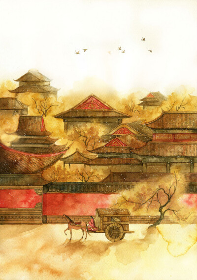 深闱-山人辰露__涂鸦王国插画