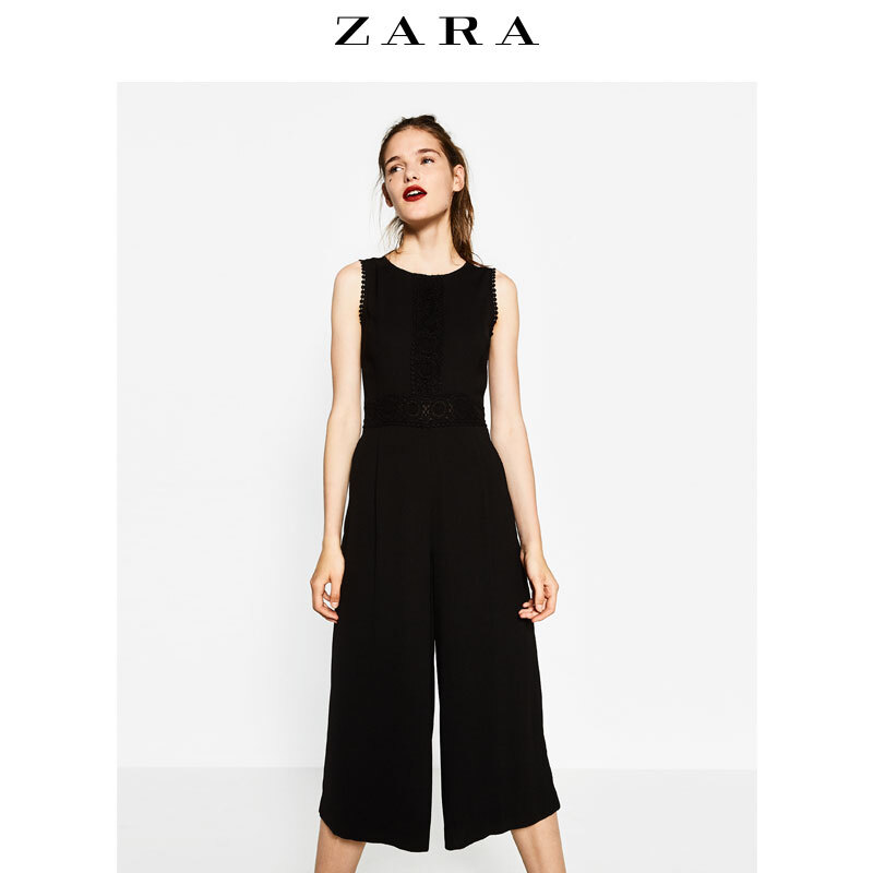 ZARA 女装 连身七分裤