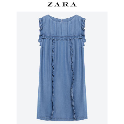 ZARA 女装 叠层装饰连衣裙