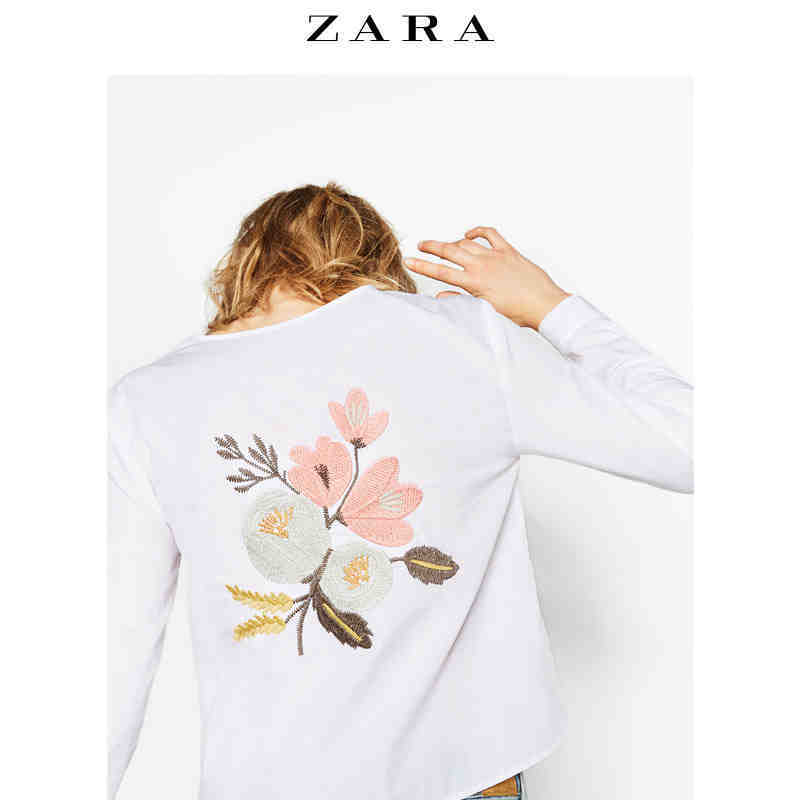 ZARA 女装 结饰短衫