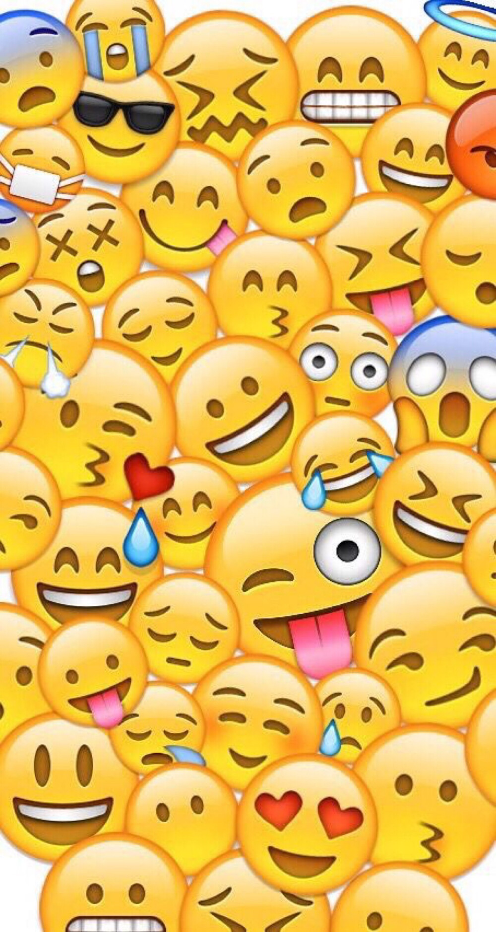 iPhone 壁纸 图案 简洁 平铺 emoji