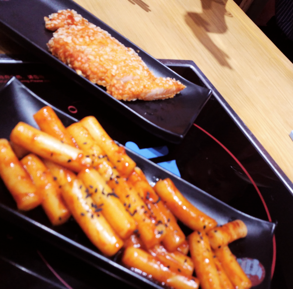 炒年糕，
学习中……