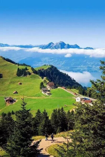 瑞士被誉为“山峦皇后”的瑞吉山