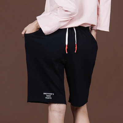 LLANO 2016 IT'S NEW新系列 原创设计纯棉松紧带休闲五分裤女百搭