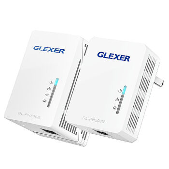 通过电线高速传输网络和扩展wifi----京东商城GLEXER电力猫！