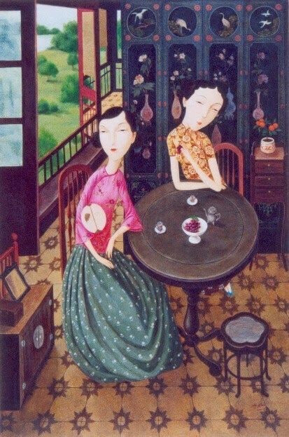 中国画家帅梅作品…