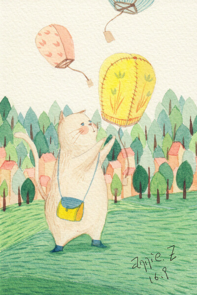 插画|猫啊猫