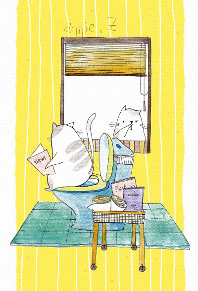 插画|猫啊猫