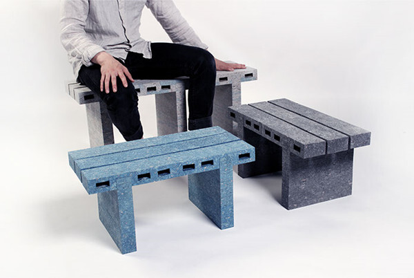 WooJal Lee 是一位韩国-新西兰设计师，目前在荷兰埃因霍温，他喜欢从事对材料的探索实验，挖掘它们的潜能。今天要介绍的 Paper Bricks（纸砖）项目正是他对于废旧报纸的再利用的思考与实现。