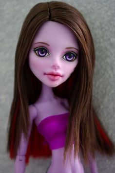 OOAK Monster High Freakie Fusion Operetta custom Repaint by Hyangie