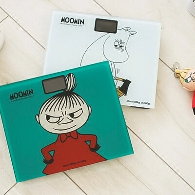 姆明正品moomin卡通电子秤 可爱体重秤 减肥超精准家用人体健康秤