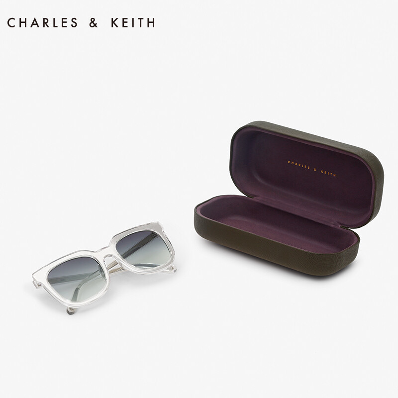 CHARLES&amp;KEITH 太阳镜 CK381280226 女式粗框防紫外线墨镜