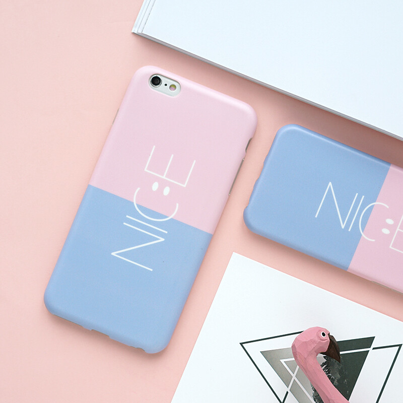 花兮日韩创意简约苹果6s手机壳iphone6潮男女款6plus全包软壳套