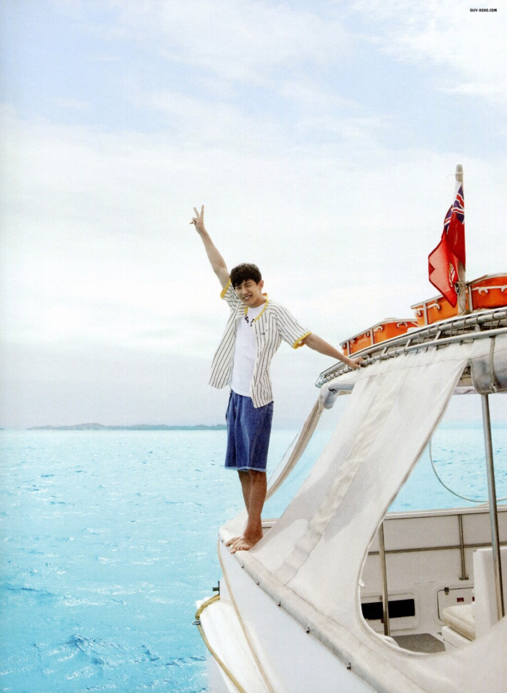 exo 斐济写真 金俊勉suho 金珉锡xiumin 金钟大chen 边伯贤baekhyun