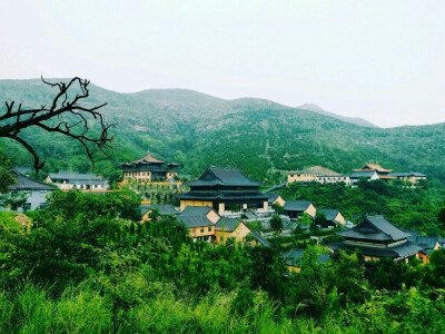 雨后 山寺