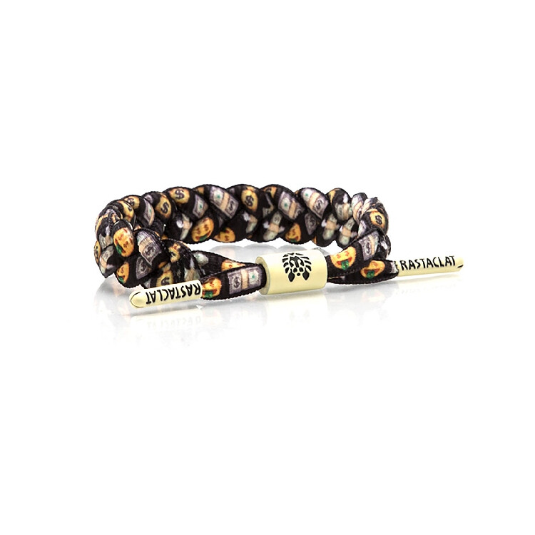  Rastaclat 美国鞋带手链 表情系列 Money Mouth 钱笑脸 鞋带