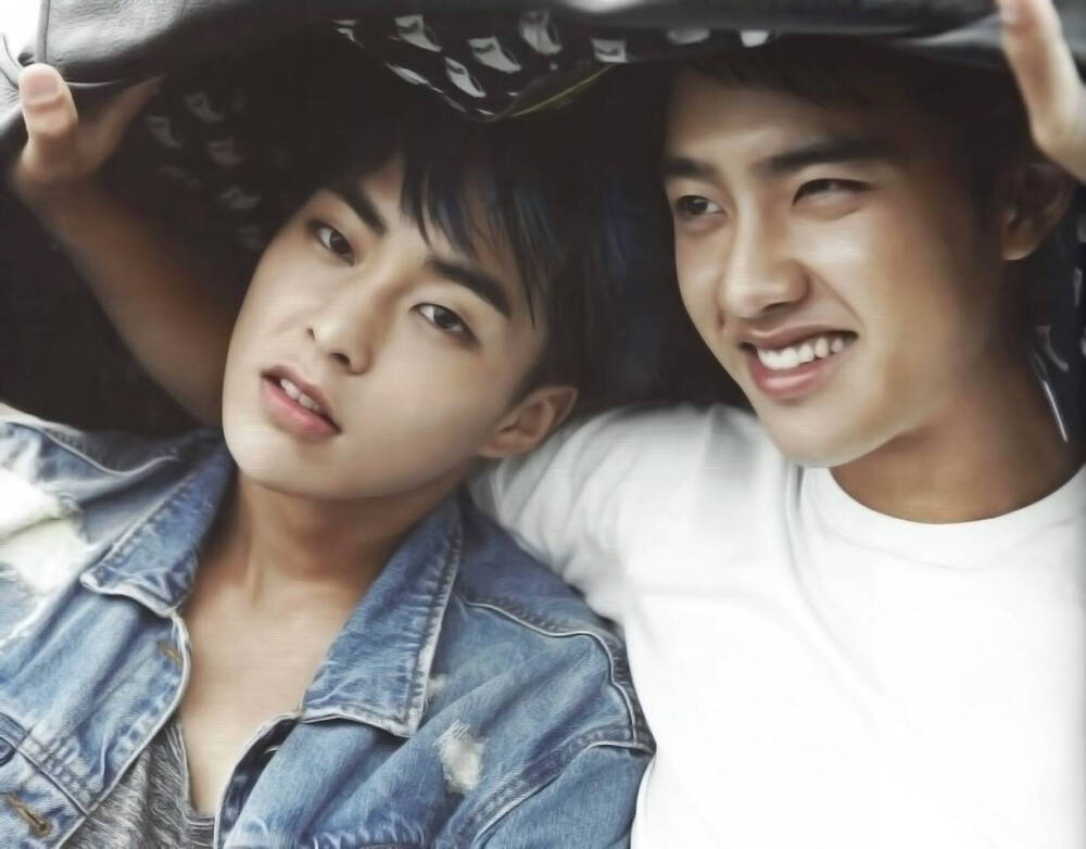 exo金珉锡秀珉xiumin都暻秀do斐济画报