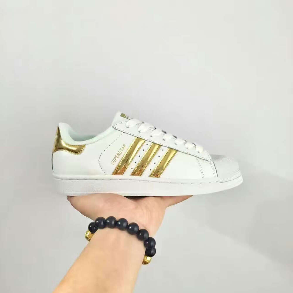 【实拍✨】adidas贝壳头 金色 36-44