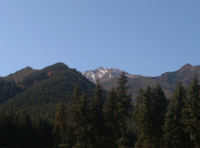 远山 雪山