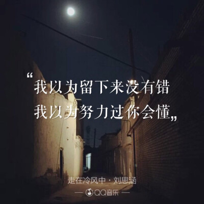 我以为努力过你会懂