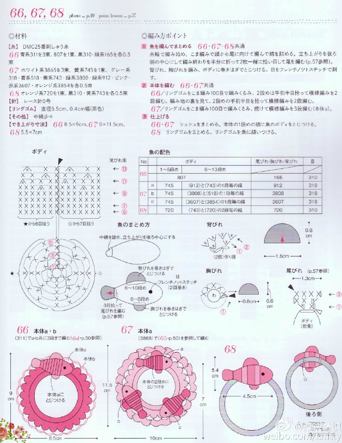 小熊小鱼发圈4