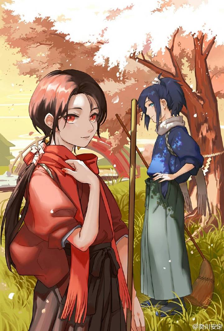 刀剑乱舞大和守安定加州清光冲田组转自twitter